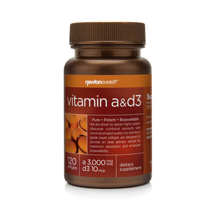 VITAMIN A & D3 (A 3,000 mcg RAE/ D3 10 mcg) 120 Softgels - NEWTON-EVERETT®