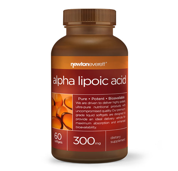 ALPHA LIPOIC ACID 300mg 60 Softgels - NEWTON-EVERETT®