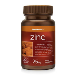 ZINC 25mg 30 Vegetarian Capsules - NEWTON-EVERETT®