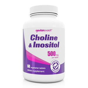 CHOLINE 500mg & INOSITOL 500mg 60 Vegetarian Tablets - NEWTON-EVERETT®