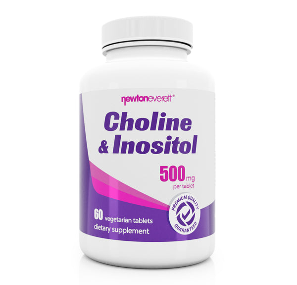 CHOLINE 500mg & INOSITOL 500mg 60 Vegetarian Tablets - NEWTON-EVERETT®