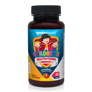 CHILDREN'S MULTIVITAMIN (Strawberry) 45 Chewable Tablets - NEWTON-EVERETT®