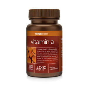 VITAMIN A 3,000 mcg RAE (10,000 IU) 120 Softgels - NEWTON-EVERETT®