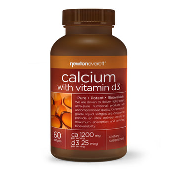 CALCIUM 1200mg With Vitamin D3 25 mcg 60 Softgels